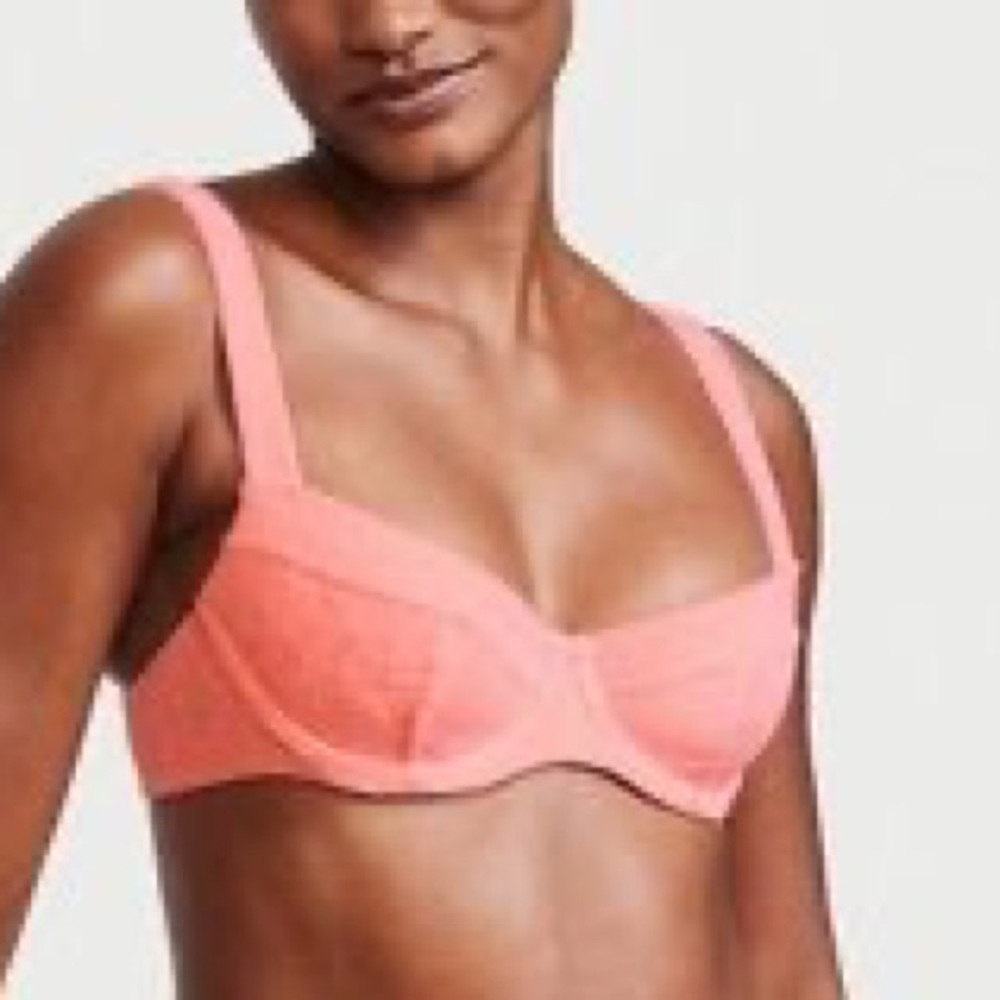 NWT! VS TERRY CLOTH SWIM TOP - Picture 2 of 4